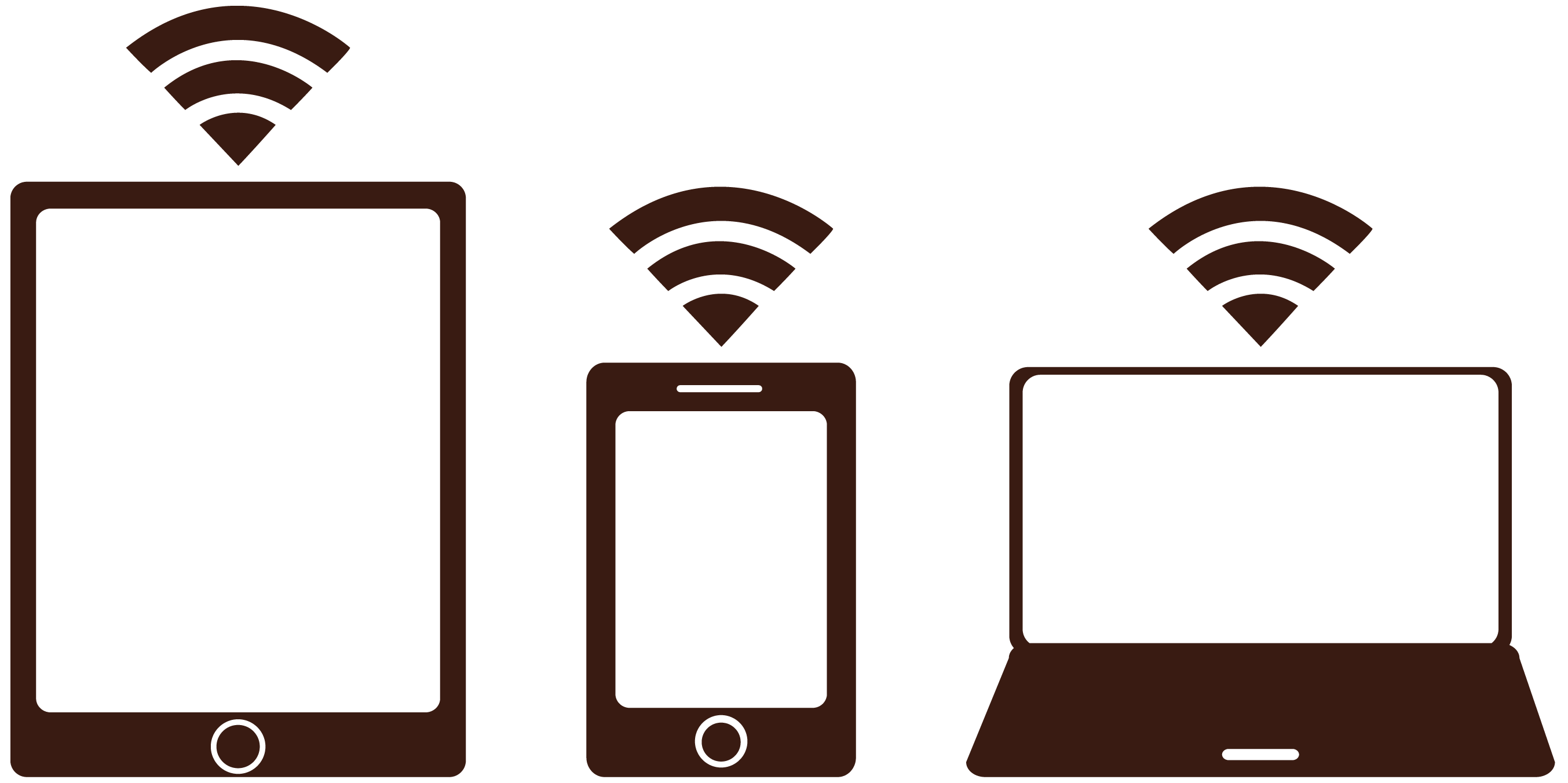 レスポンシブサイトも対応しています